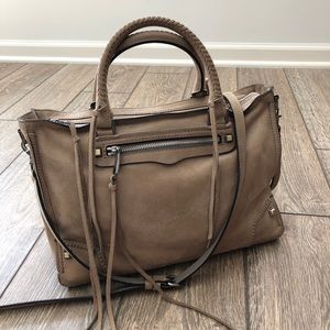 rebecca minkoff regan suede satchel
